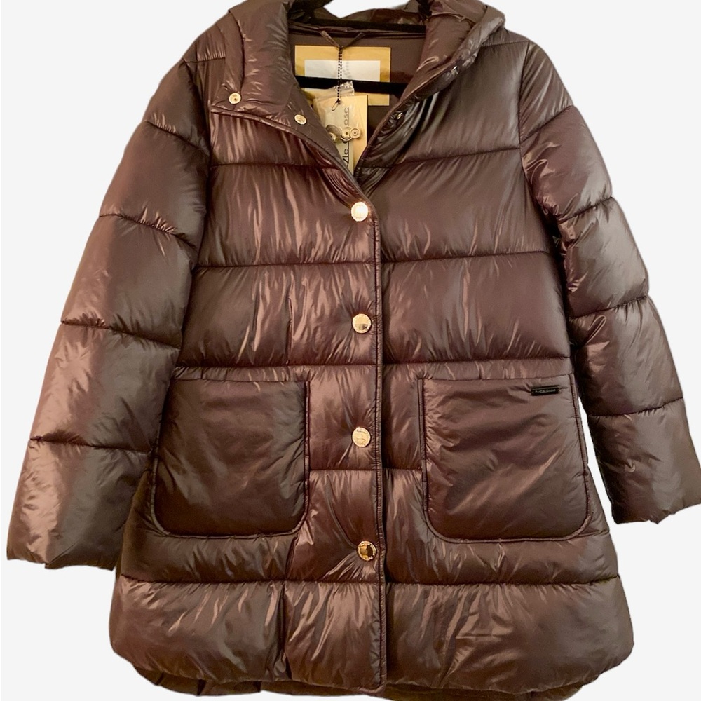 Puzzle Goose Hooded Down Puffer purchased in ITALY - NWT